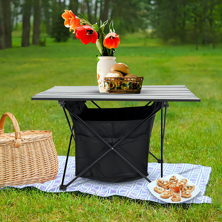 Square store camping table